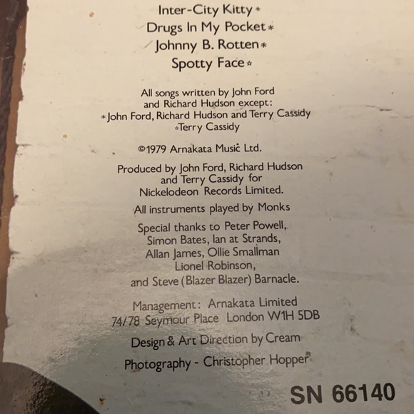 Vintage Bad Habits The Monks Vinyl Record - Picture 6 of 8